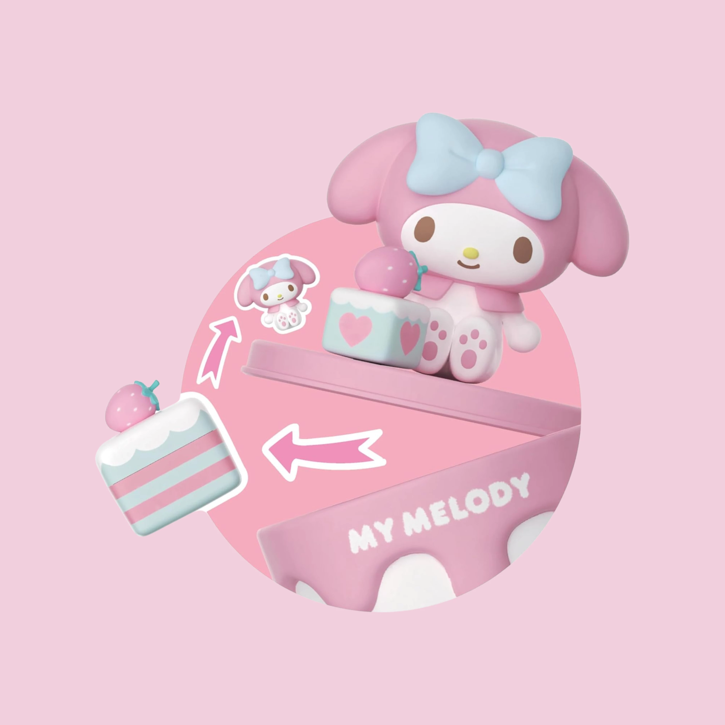 Picture of My Melody Strawberry Cake Surprise Toy Figure