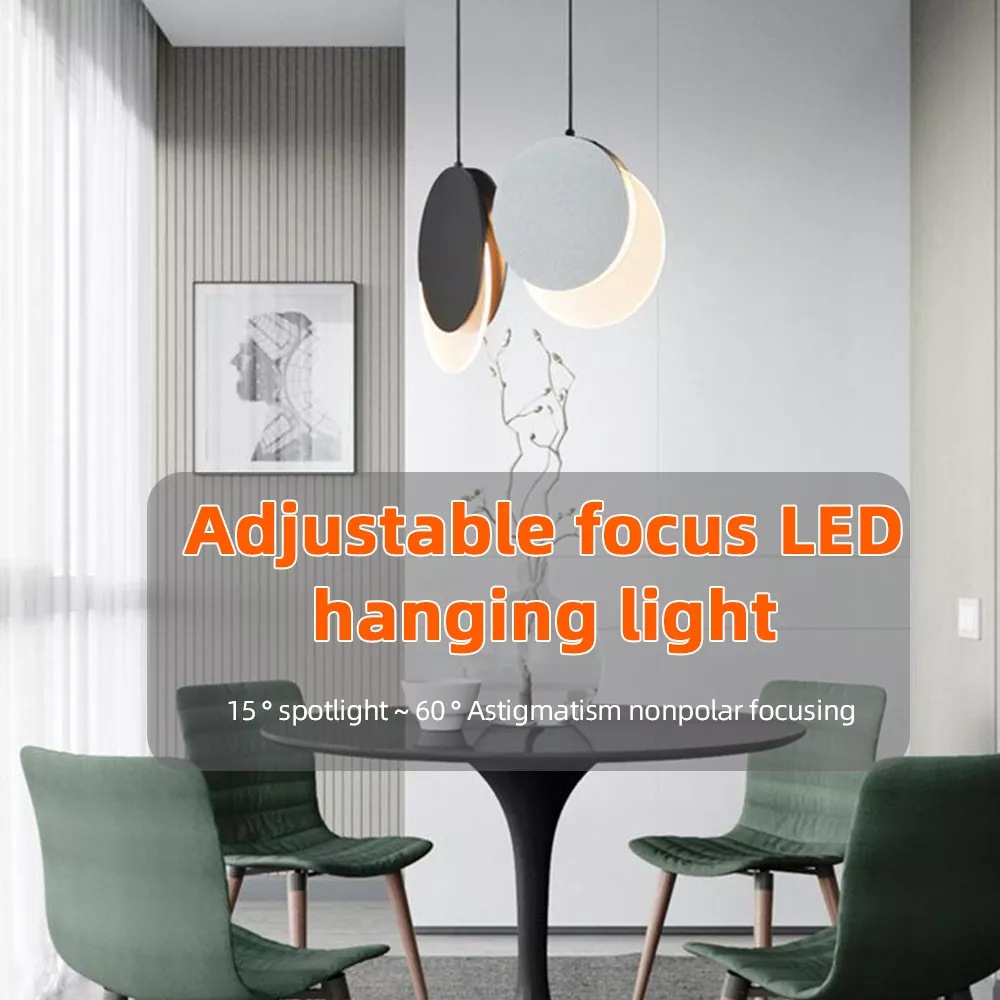 Picture of Modern LED Moon Shape Hanging Pendant Light