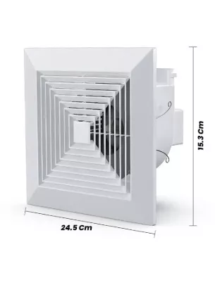 Picture of Square Ceiling Exhaust Fan 6-Inch – Silent Bathroom & Kitchen Ventilation Fan
