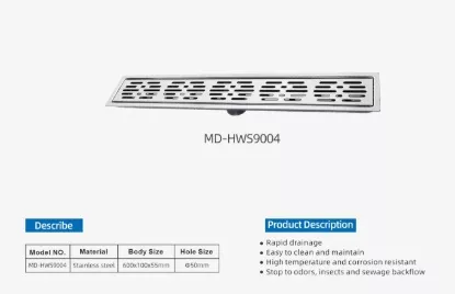 Picture of Stainless Steel Linear Shower Drain – 60cm