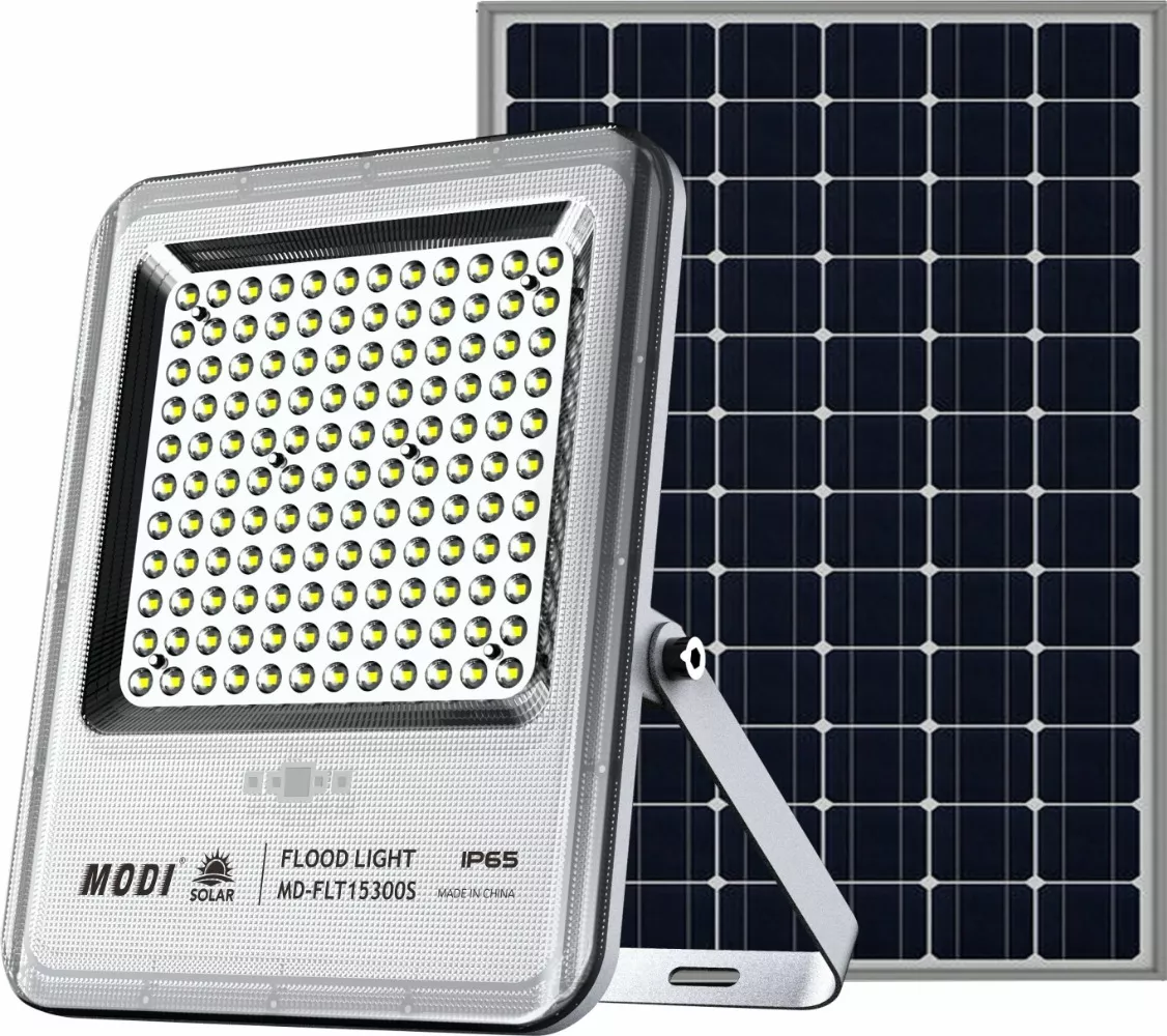 Picture of Solar Flood Light with Remote – 100W / 200W / 300W / 400W Outdoor Waterproof LED Security Lamp (6500K)”