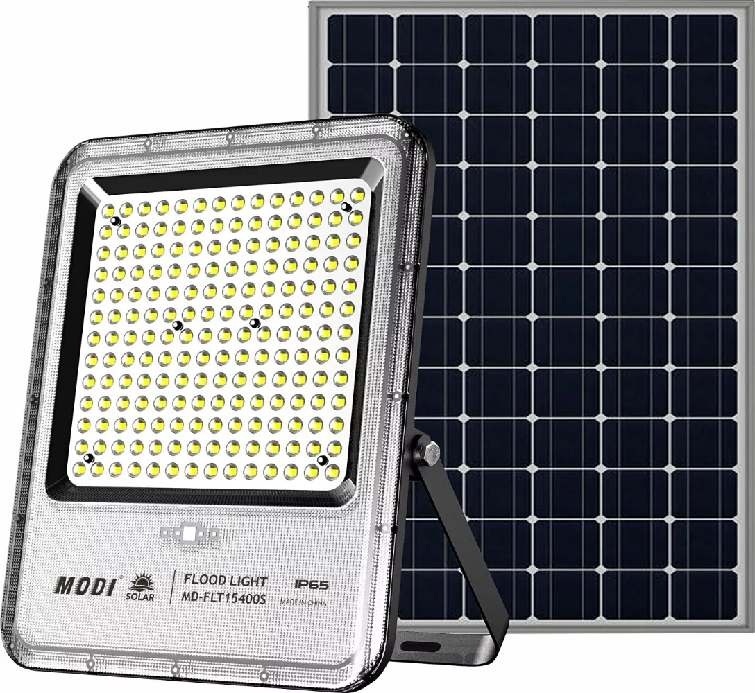 Picture of Solar Flood Light with Remote – 100W / 200W / 300W / 400W Outdoor Waterproof LED Security Lamp (6500K)”