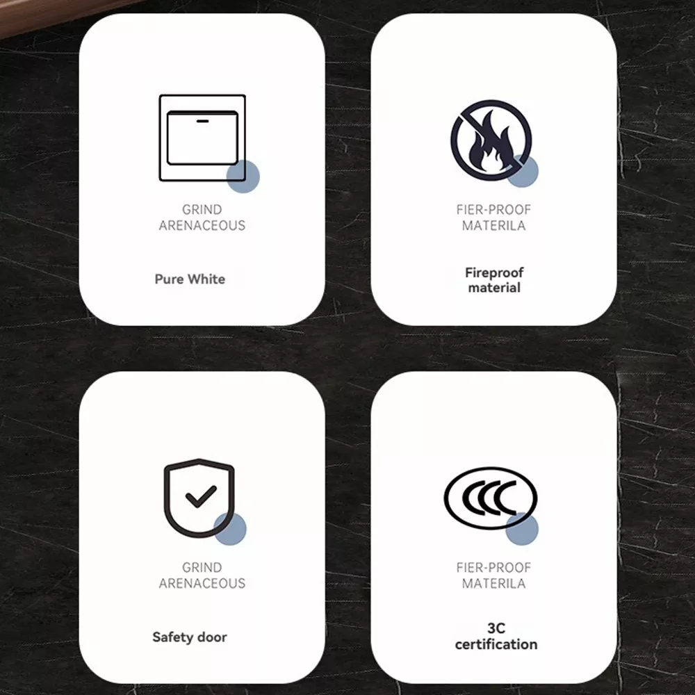 Picture of 3-Gang Multi Plug Wall Socket with Individual Switches | Universal Wall Outlet 13A 250V | Fireproof ABS Panel – UK Standard