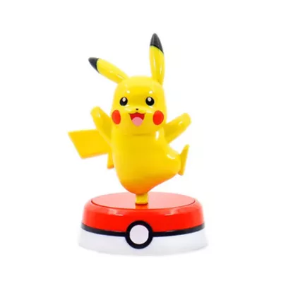 Picture of Pokémon Pikachu 360° Rotating Figurine Toy | Cute Desk Decor Collectible | Anime Character Display Toy for Kids & Fans