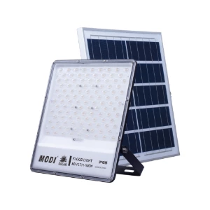 400W Solar Flood Light with solar panel for outdoor installation