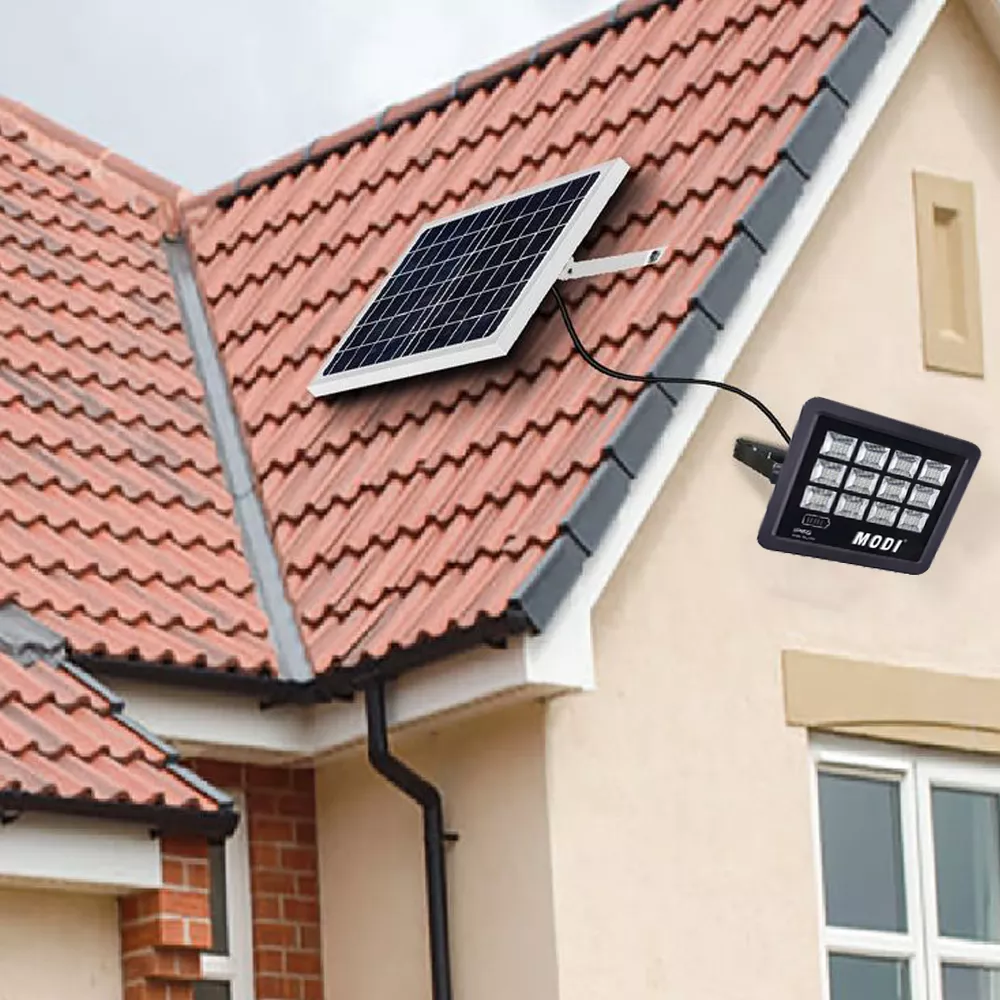 Picture of MODI Solar Flood Light – 200W/400W Outdoor LED Light with Solar Panel & Remote | Waterproof IP66 | Garden, Wall, Gate, Pool Lighting