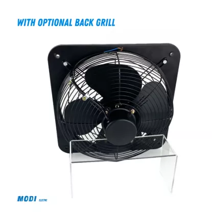8 inch metal exhaust fan with optional back grill – MODI Electric