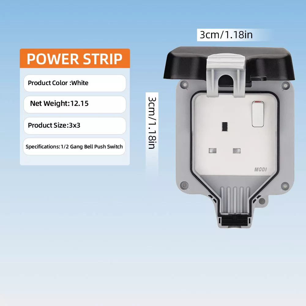 outdoor waterproof switch socket box rain protection