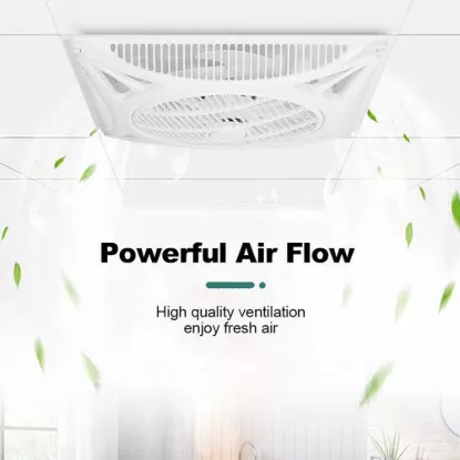Picture of Remote Control Ceiling Cassette Fan 600×600mm | Powerful Airflow False Ceiling Ventilation Fan with Oscillation