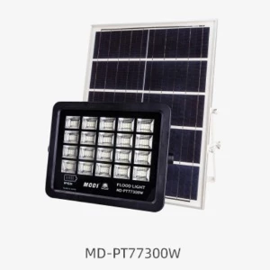 300W Solar Flood Light with Large Solar Panel