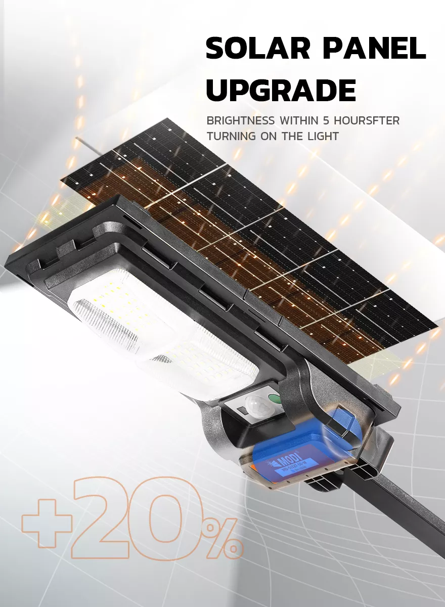 Step-by-step installation guide for MD-SLT27-50-W solar street light