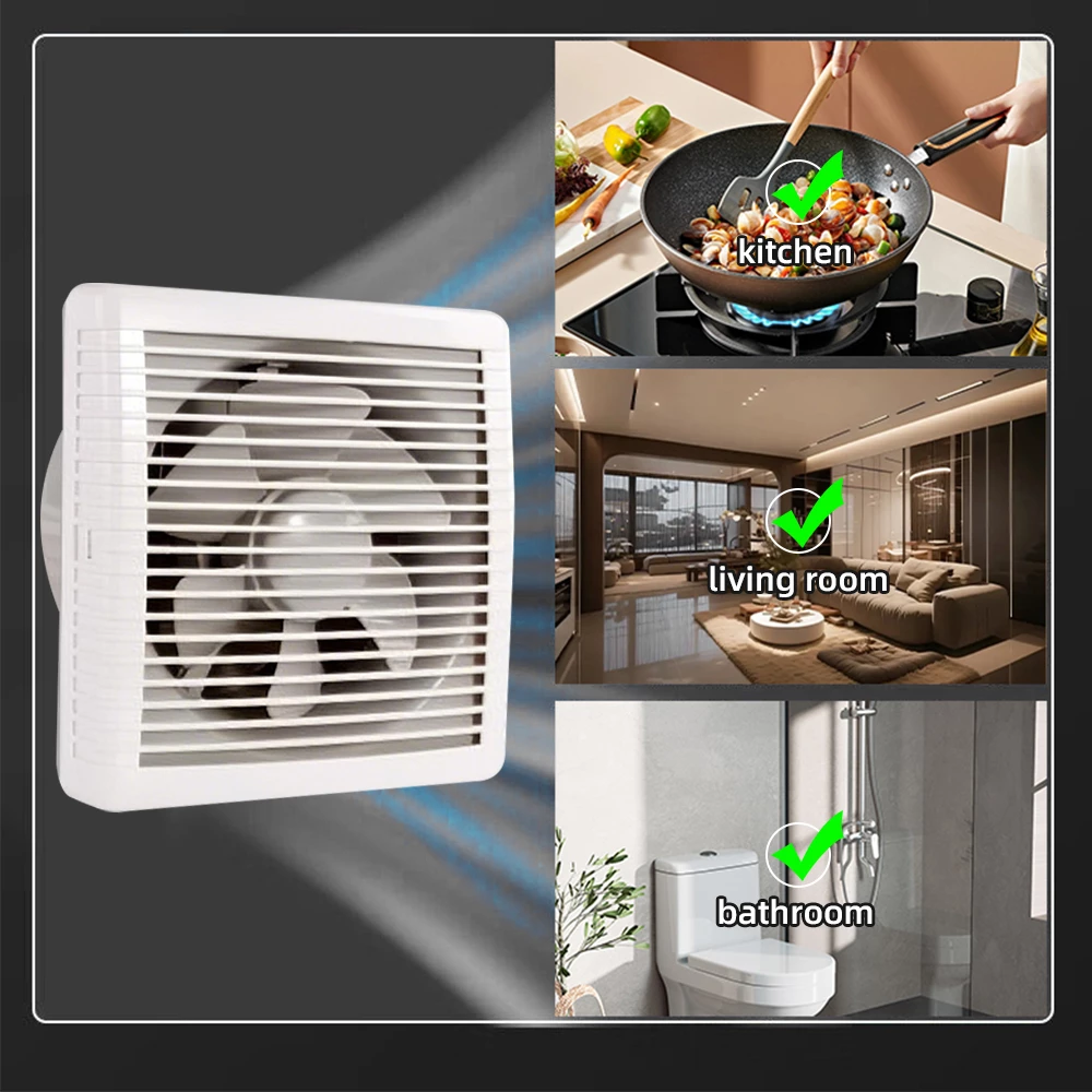 Picture of Ultra-Quiet Exhaust Fan 6 Inch – Bathroom & Kitchen Ventilation Fan