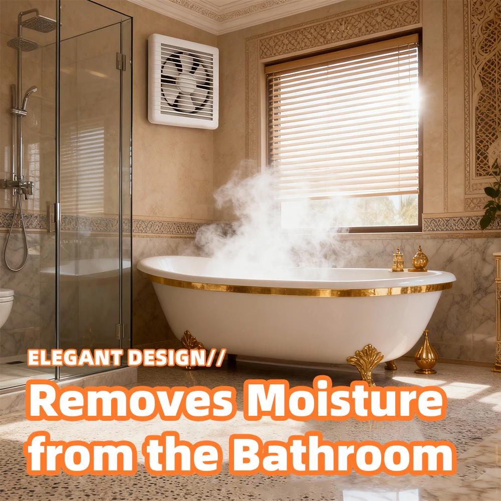 Picture of Ultra-Quiet Exhaust Fan 6 Inch – Bathroom & Kitchen Ventilation Fan