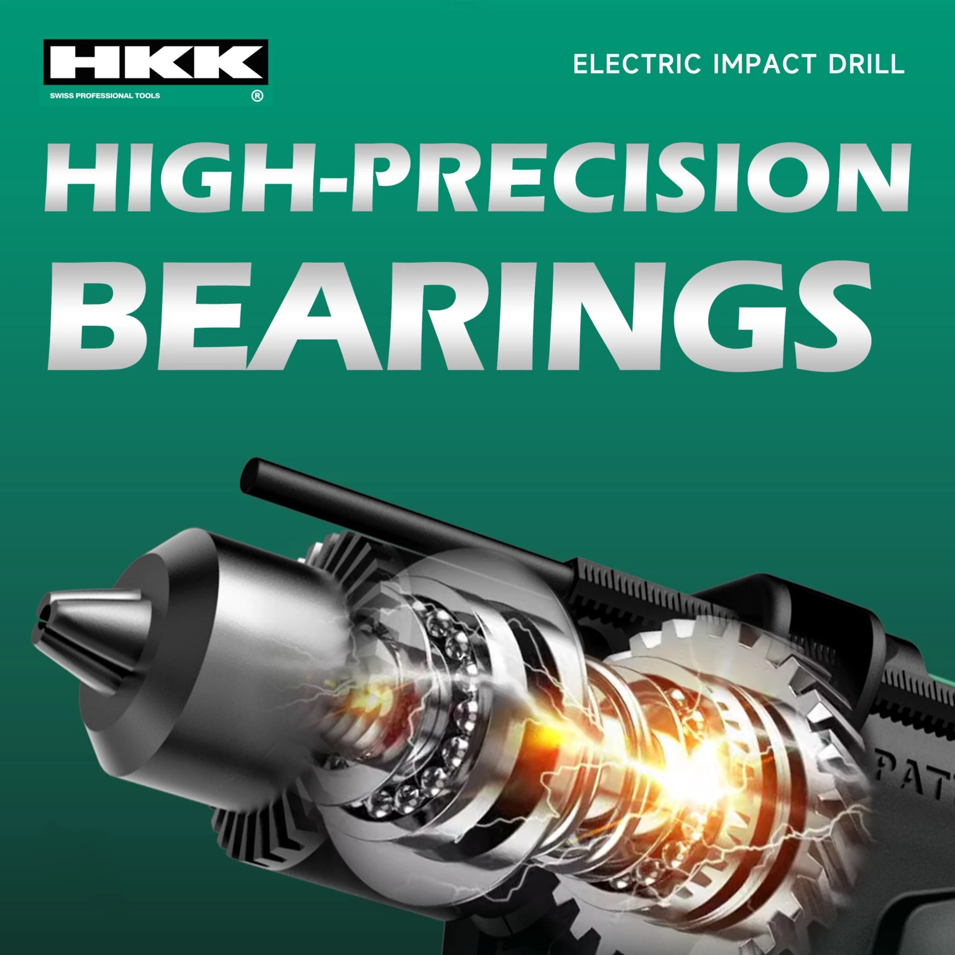 HKK electric rotary hammer high precision bearing system for durability