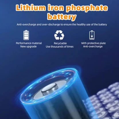 LiFePO4 lithium iron phosphate battery solar light