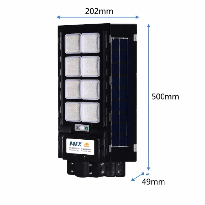 M-SLT33800 solar street light dimensions 202x500mm