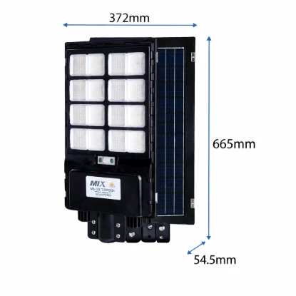 M-SLT332000 solar street light dimensions 372x665mm