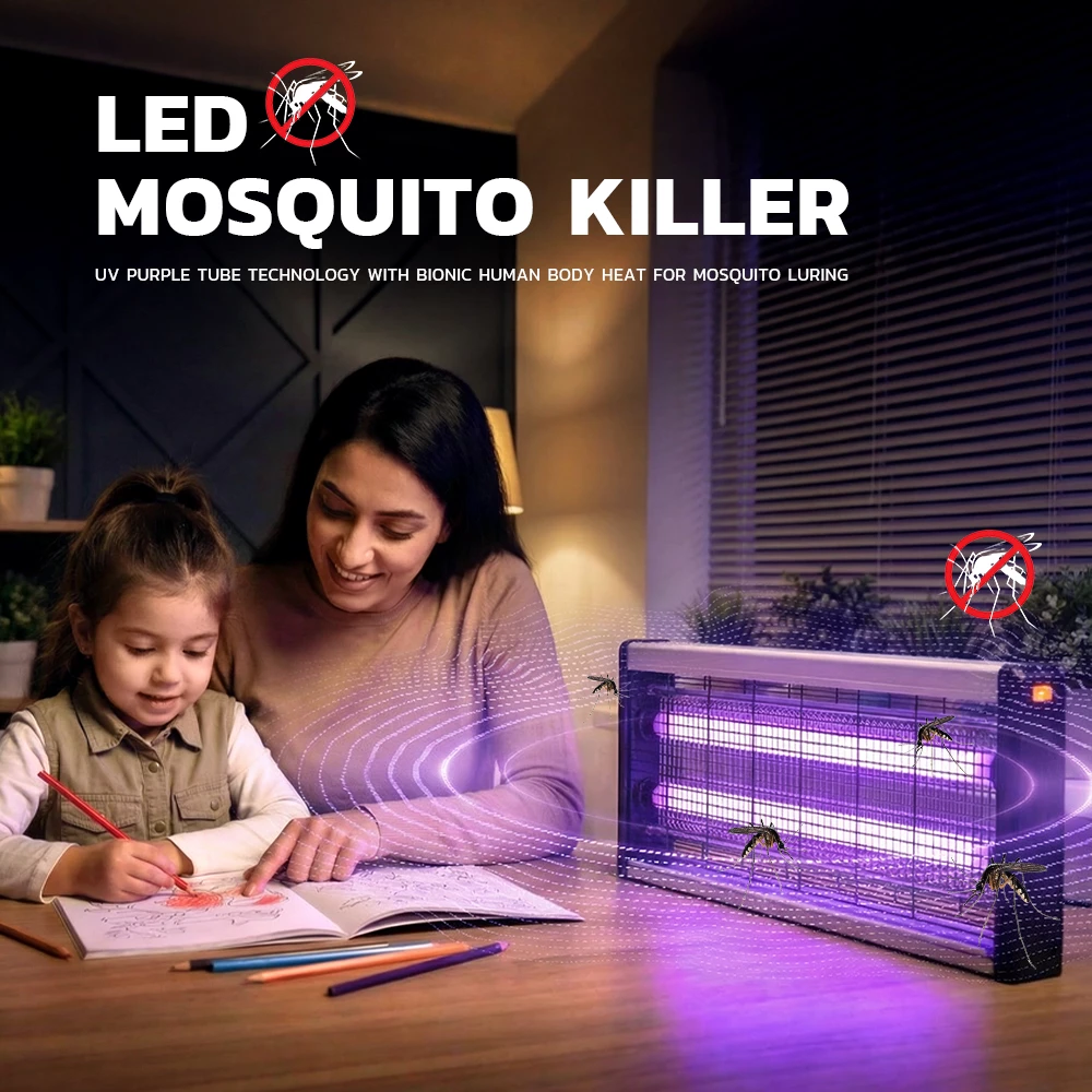 Large electric mosquito zapper for living room