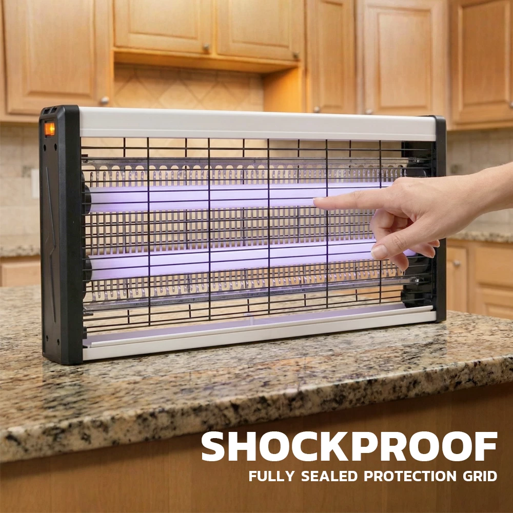 Shockproof fully sealed protection grid close up