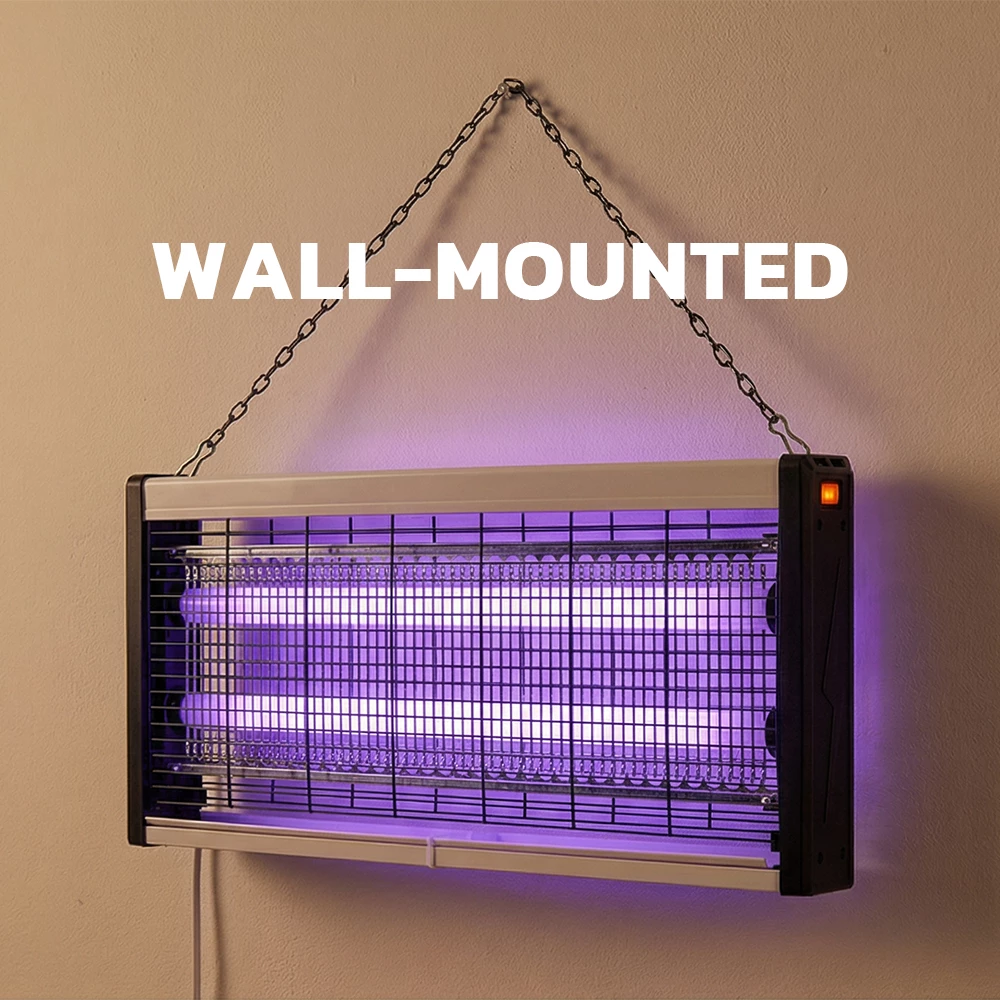 Wall mounted mosquito killer with chain