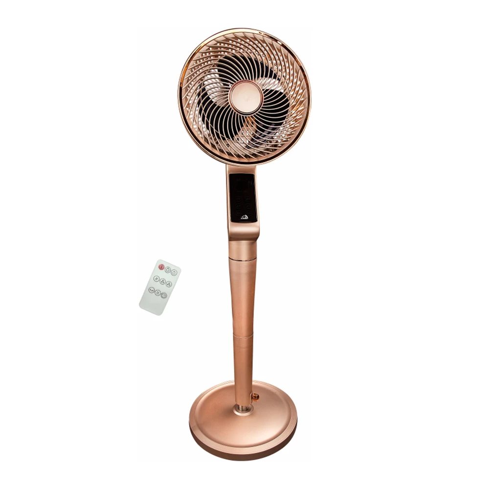 Picture of 16 Inch Pedestal Fan with Remote Control 55W 9 Speed Quiet Standing Fan Double Ball Bearing Strong Airflow Indoor Cooling Fan for Home Office
