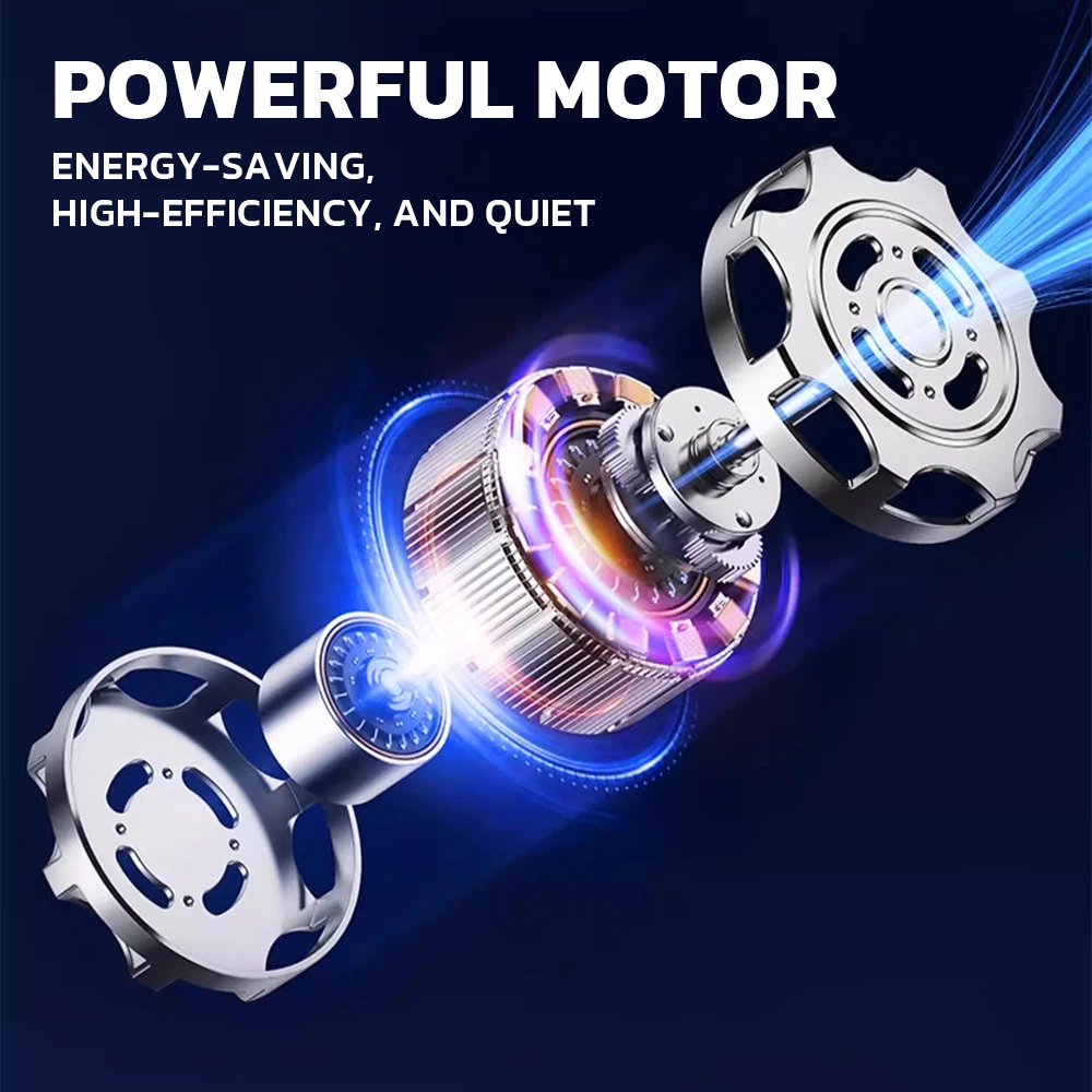 Picture of 16 Inch Pedestal Fan with Remote Control 55W 9 Speed Quiet Standing Fan Double Ball Bearing Strong Airflow Indoor Cooling Fan for Home Office