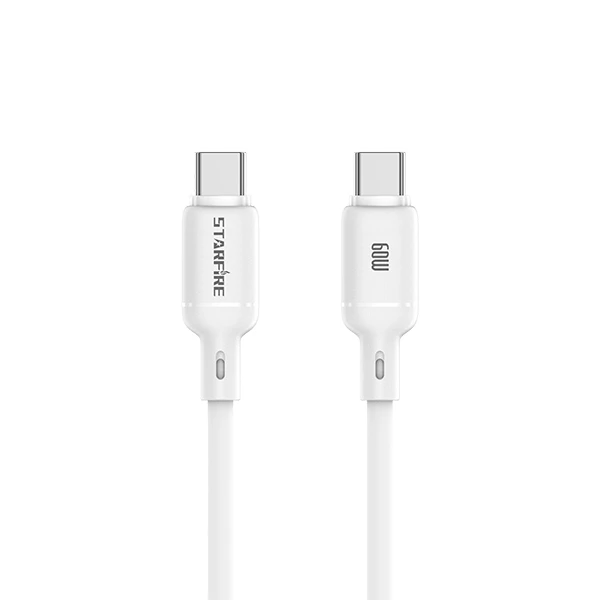 Picture of 60W Fast Charging Cable Type-C to Type-C / Type-C to Lightning PD 5A Silicone Data Cable for iPhone Samsung Android