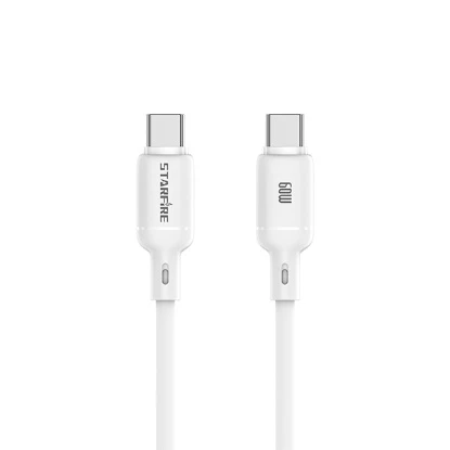 Picture of 60W Fast Charging Cable Type-C to Type-C / Type-C to Lightning PD 5A Silicone Data Cable for iPhone Samsung Android