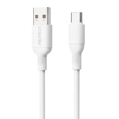 Picture of 3A Fast Charging Data Cable USB to Type-C / Lightning / Micro USB Durable PVC Charging Cable for iPhone Samsung Android