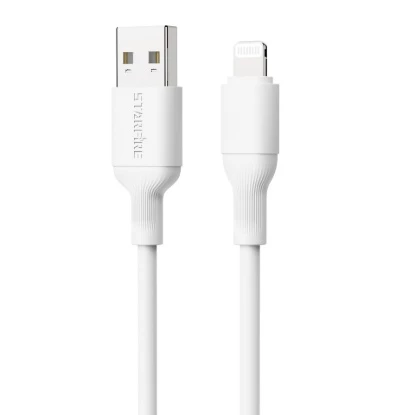 Picture of 3A Fast Charging Data Cable USB to Type-C / Lightning / Micro USB Durable PVC Charging Cable for iPhone Samsung Android