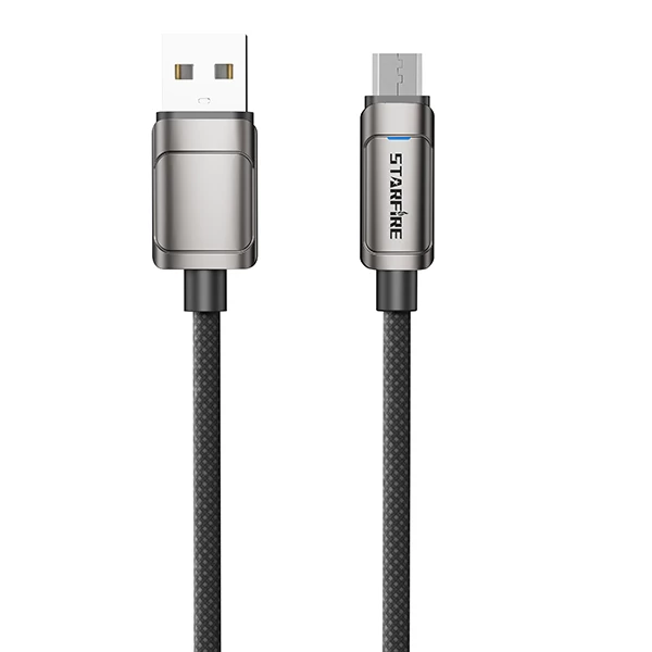 Picture of Fast Charging Cable USB-A to Micro / Lightning / Type-C 18W 27W 60W PD Braided Charging Cable for iPhone Samsung Android