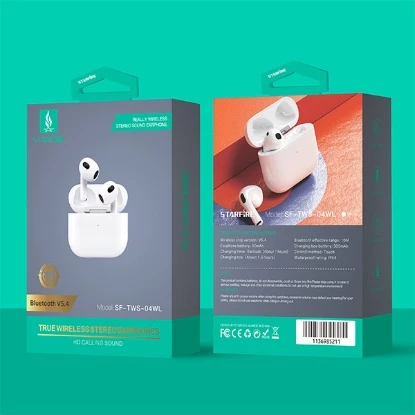 Picture of Wireless In-Ear Bluetooth Earbuds Touch Control Stereo Sound Earphones with Charging Case IPX4 Waterproof Long Battery Life