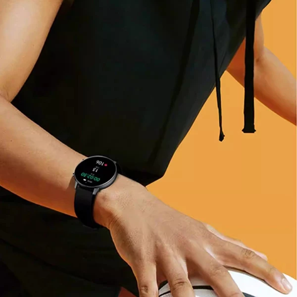 Picture of Smart Watch Full Touch Screen Fitness Tracker IP68 Waterproof Magnetic Charging Lightweight Smartwatch for Daily Use