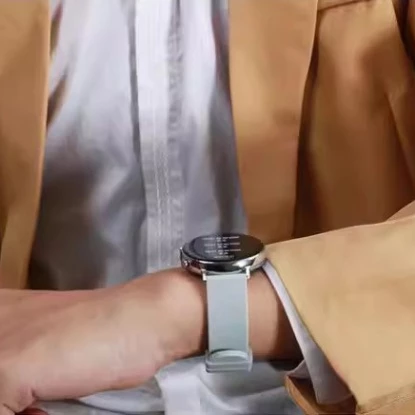 Picture of Smart Watch Full Touch Screen Stylish Fitness Tracker IP68 Waterproof Magnetic Charging Lightweight Smartwatch for Daily Wear