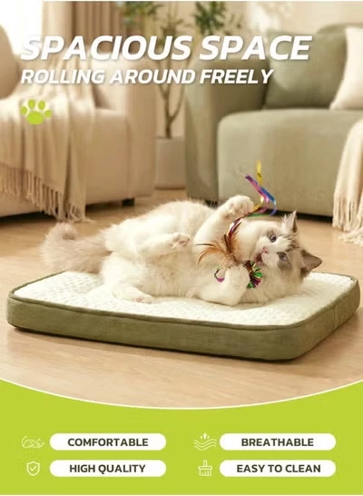 Picture of Premium Green Breathable Orthopedic Cat Mat – Cool Touch, Anti-Slip, High-Resilience Pet Bed (S, M, L Sizes)