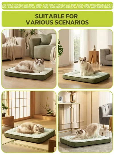 Picture of Premium Green Breathable Orthopedic Cat Mat – Cool Touch, Anti-Slip, High-Resilience Pet Bed (S, M, L Sizes)