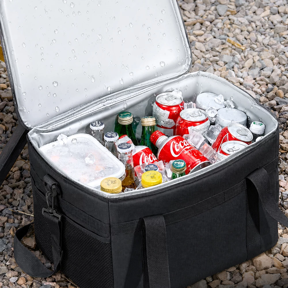 Picture of MODI 20L Insulated Cooler Bag, 600D Oxford Fabric, 12H Thermal Insulation, Shoulder Strap for Camping & Picnic